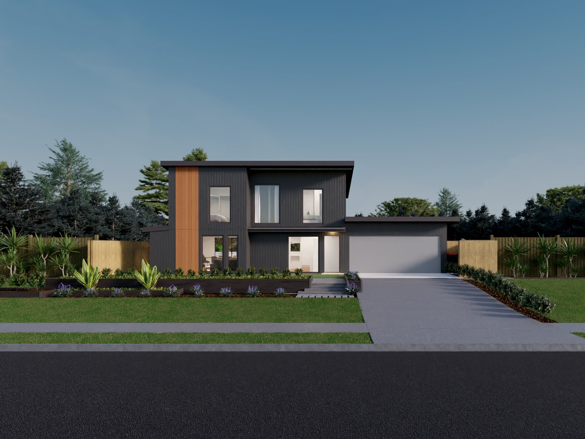 utecture Aspect Facade Render